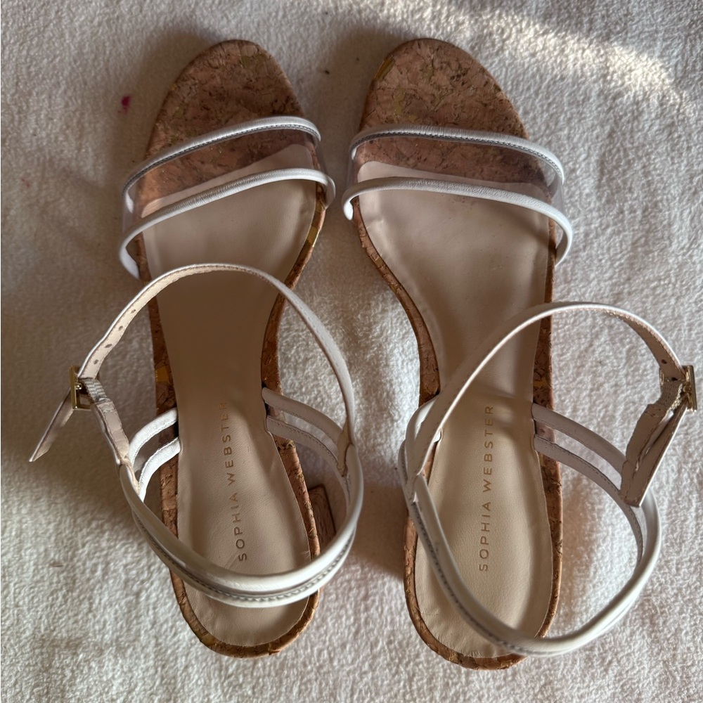 Sophia Webster strappy heel sandal size US 9.8 - Picture 12 of 14